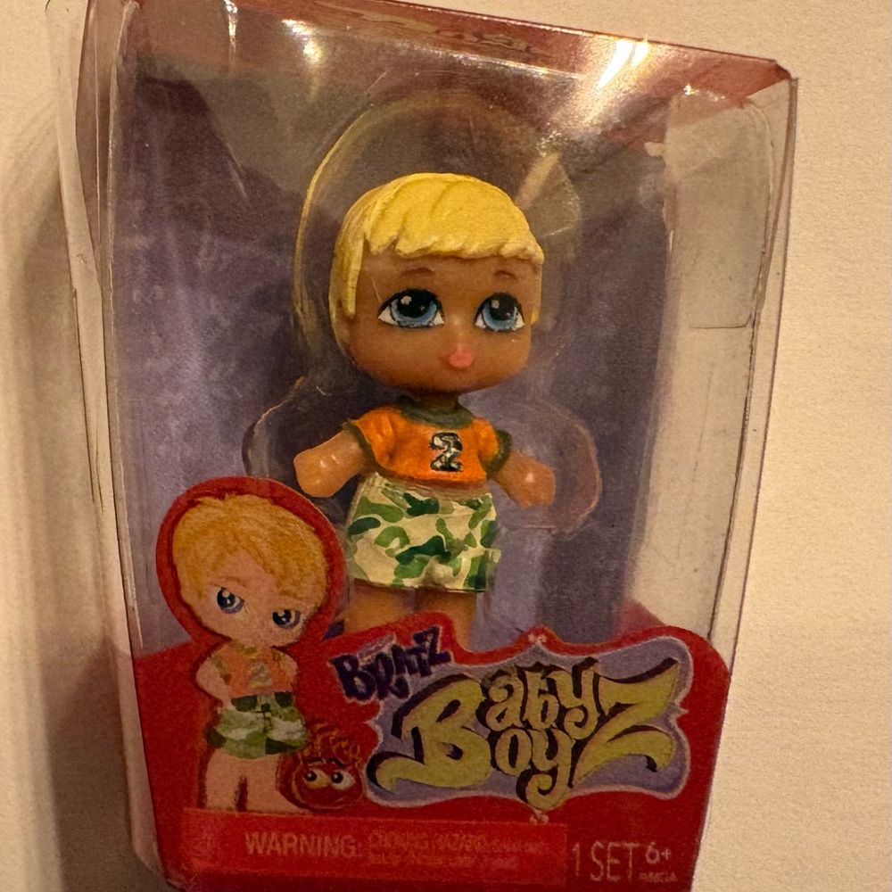 Boyz Babyz Doll with Blonde Hair and Orange Shirt-Cameron